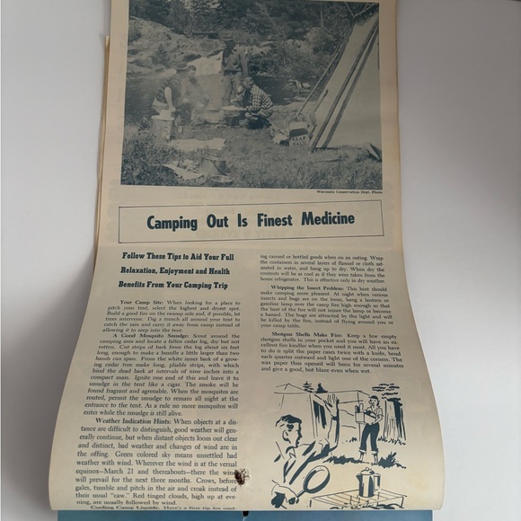 VTG 1962 Sportsman’s Calendar Cochran & Allen, Inc Advertising Fishing Hunting - Picture 6 of 9